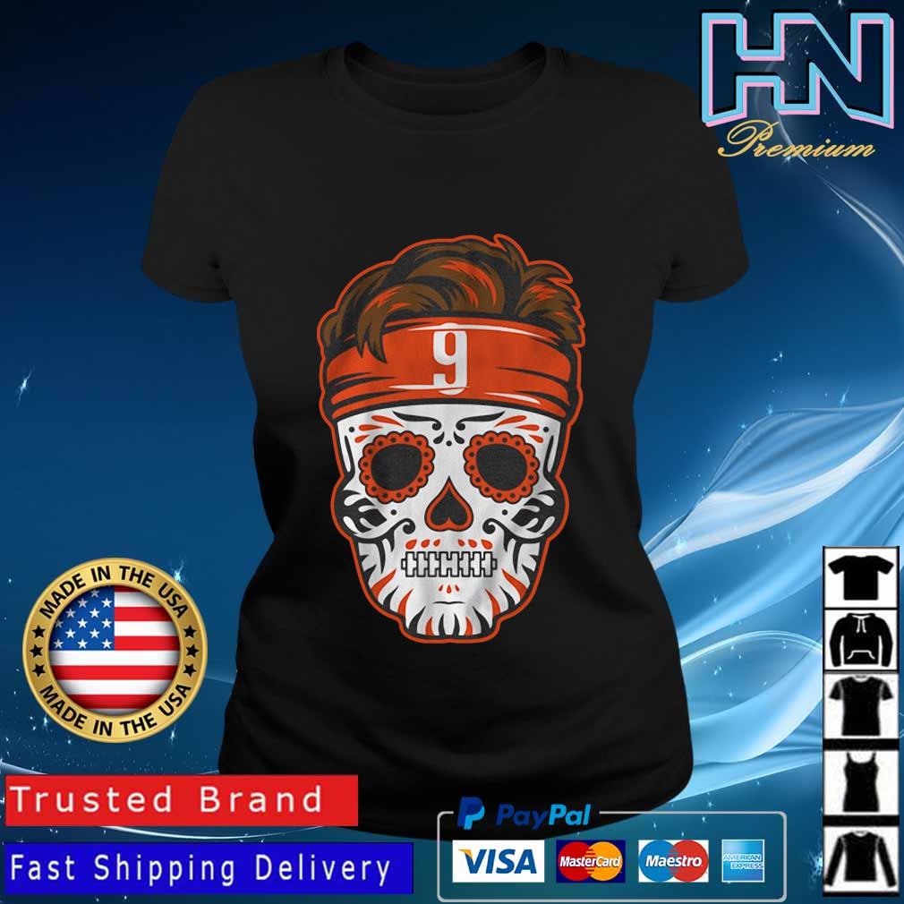 Joe Burrow sugar skull shirt, hoodie, sweater and v-neck t-shirt