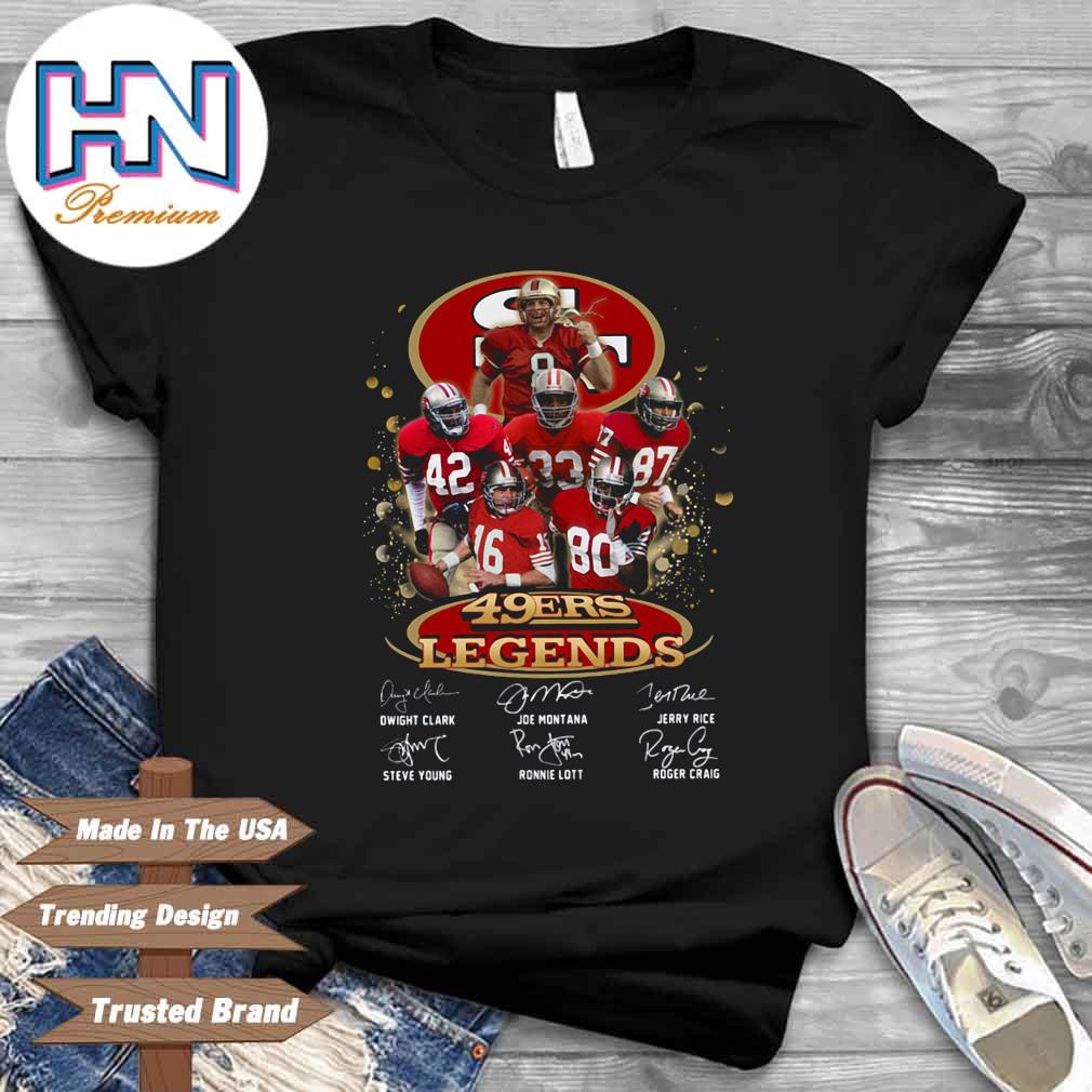 2023 San Francisco 49ers legend signatures shirt, hoodie, sweater