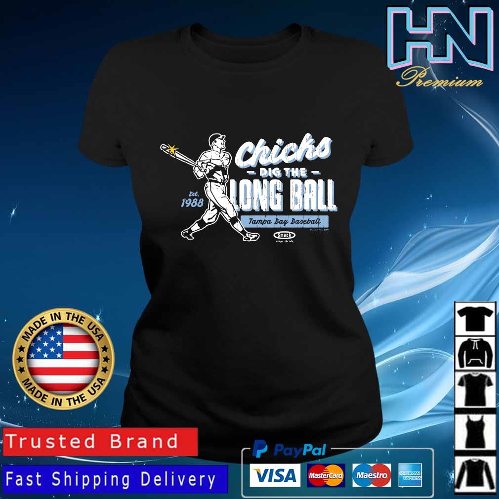  Chicks Dig The Long Ball T-Shirt Funny Baseball Gift