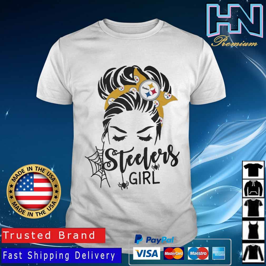 Official Black Girl Pittsburgh Steelers Girl Shirt - NVDTeeshirt