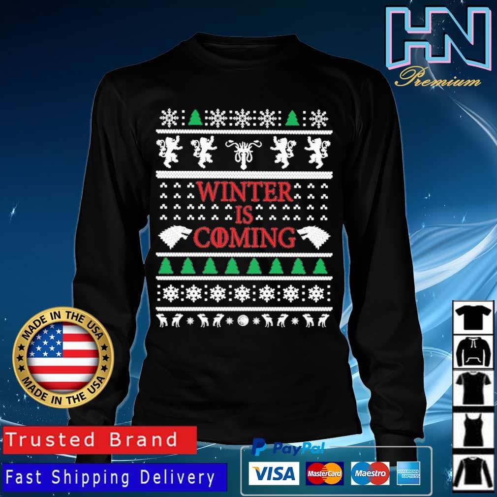 winter is coming sweater