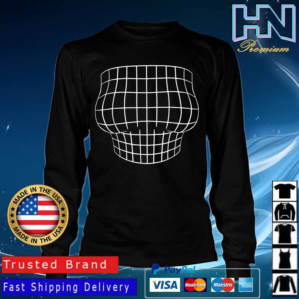 Magnified chest optical Illusion grid big boobs shirt, hoodie, sweater,  long sleeve and tank top