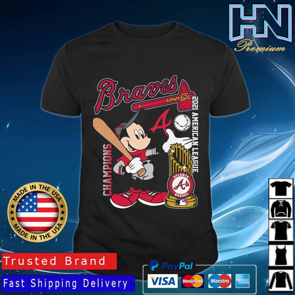 Mickey Mouse Atlanta Braves 2021 American League Champions Shirt, hoodie,  sweater, long sleeve and tank top