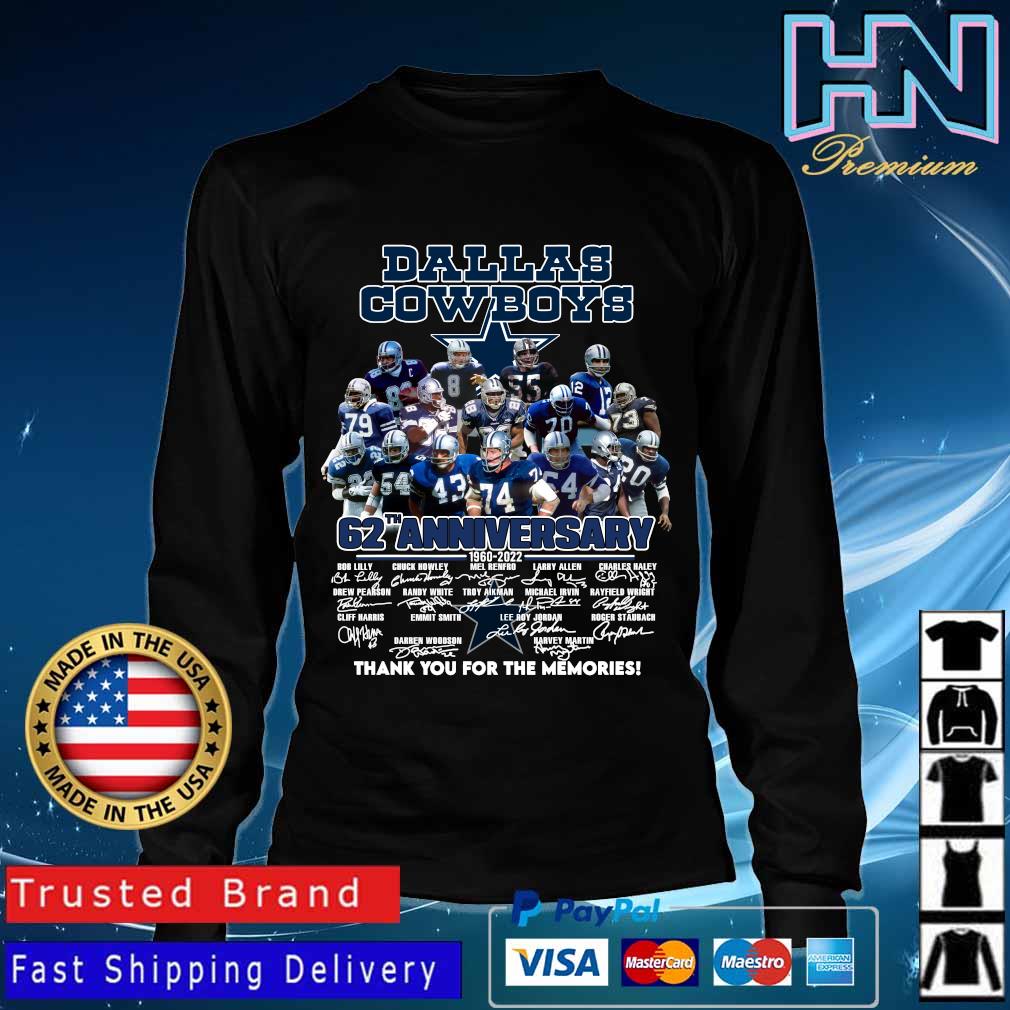 Premium Dallas Cowboys 62nd anniversary 1960 2022 thank you for