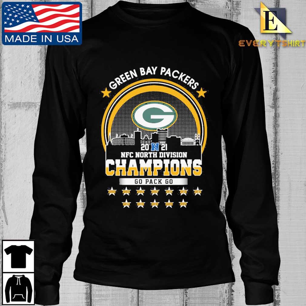 Green bay packers team nfc north division champions 2021 2022 signatures  shirt, hoodie, sweater, long sleeve and tank top