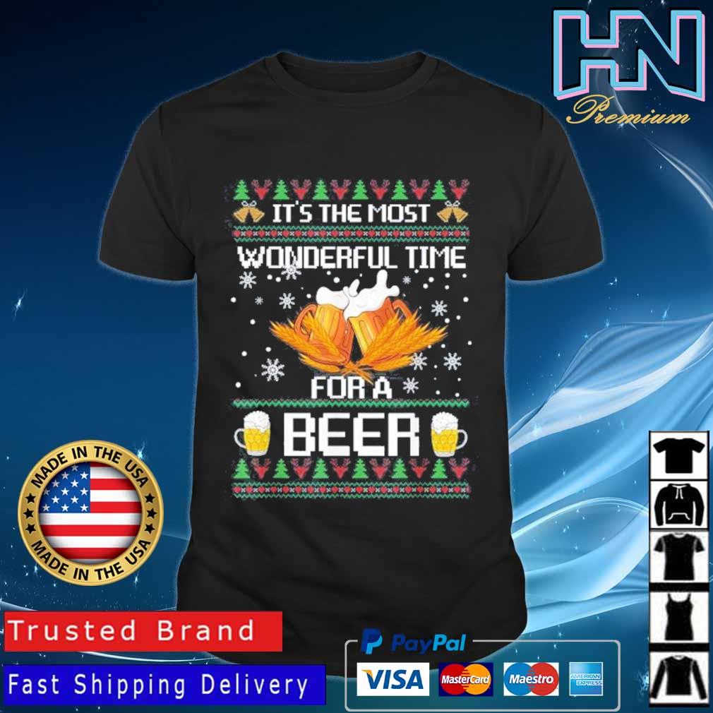 it's the most wonderful time for a beer sweater