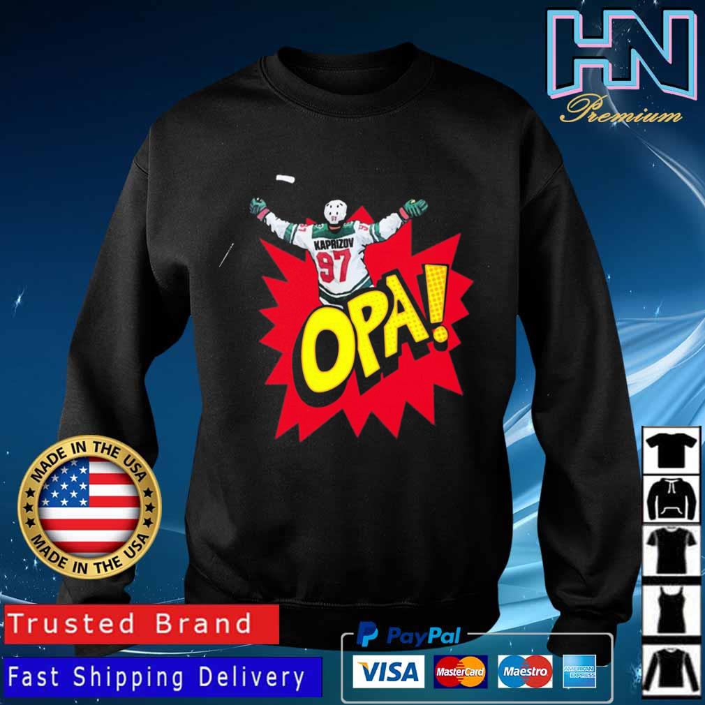 OPA! Kirill is the best. Get his shirt :), Kirill Kaprizov, biiiiiig OPA  guy 🙌 Get your OPA on »  By Minnesota Wild