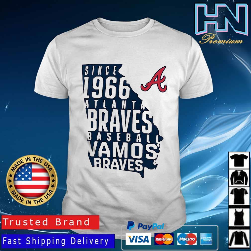 Since 1966 Atlanta Braves Baseball Vamos Braves shirt, hoodie