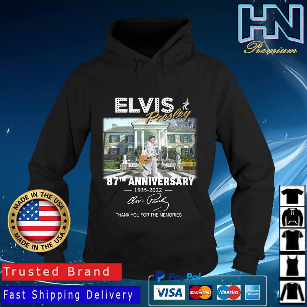 Official Elvis Presley Abbey Road 87th Anniversary 1935 2022 Signature Thank You Shirt Hoodie